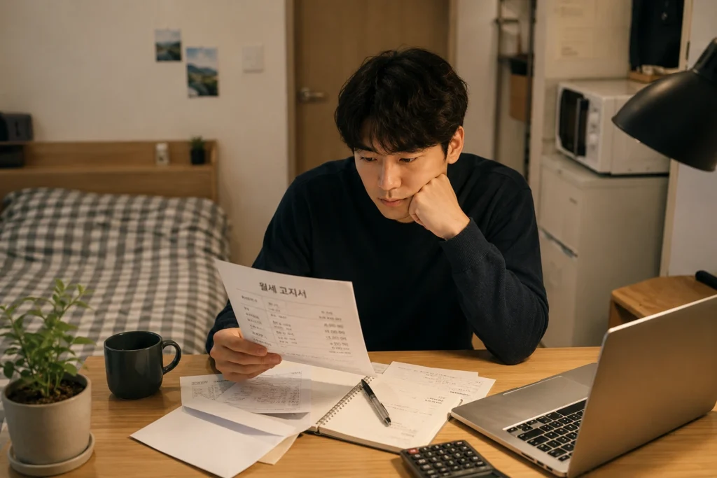 청년 자취방 월세 부담 관련 이미지