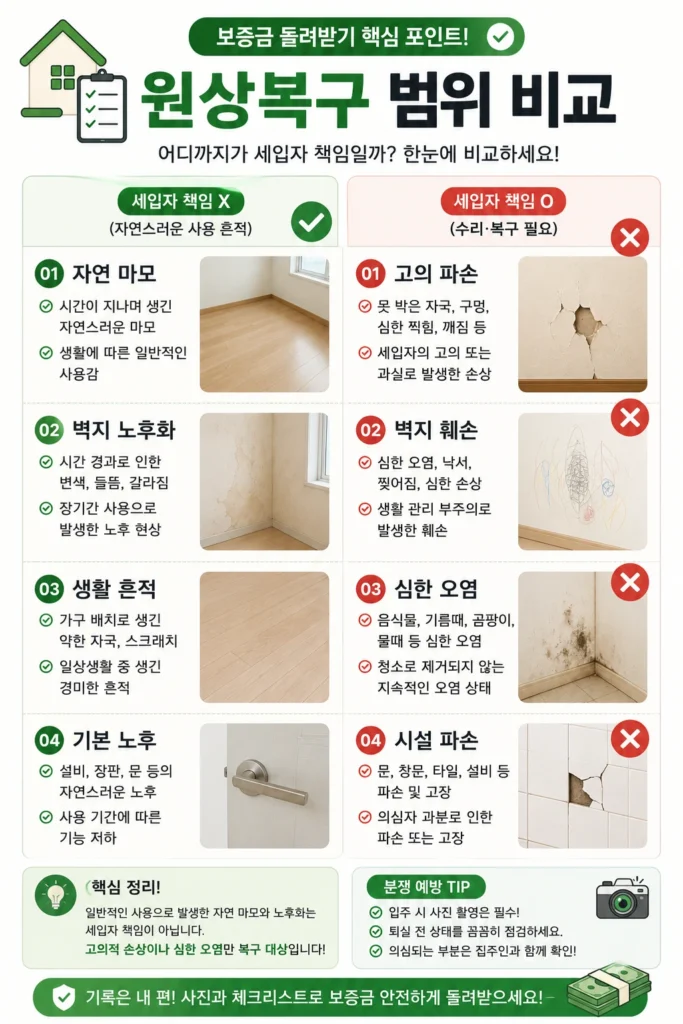 원상복구 범위 가이드