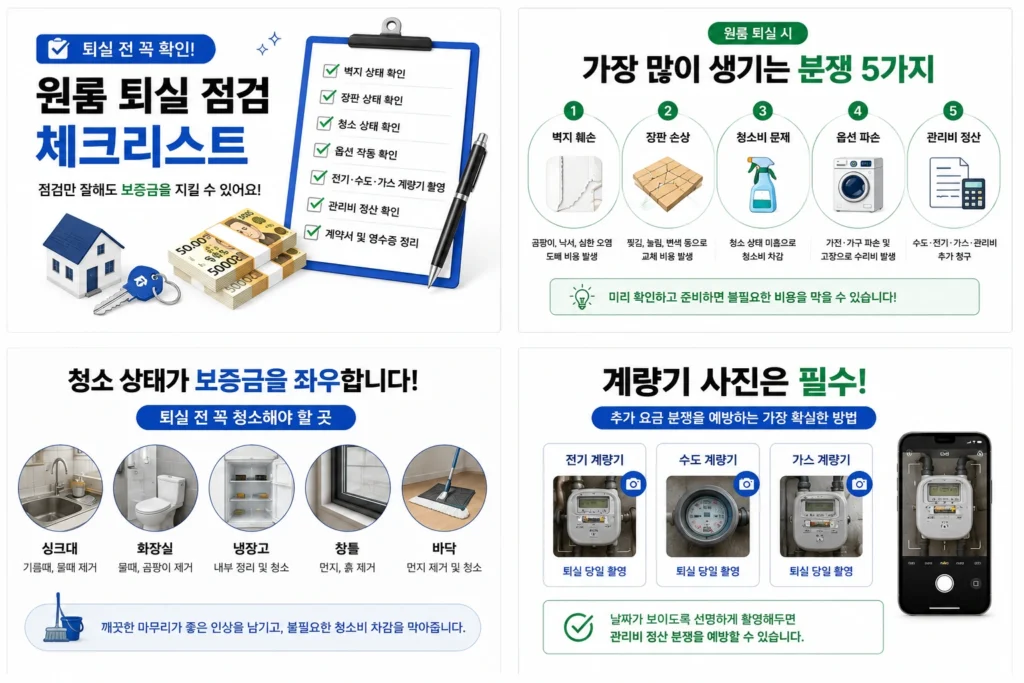 원룸 보증금 차감 대표 사례와 원인